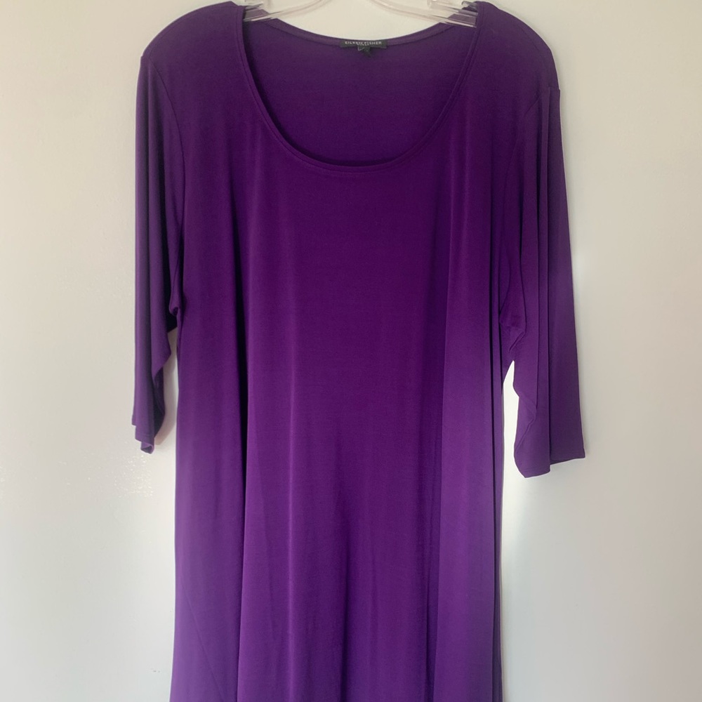 Eileen Fisher Purple Tee